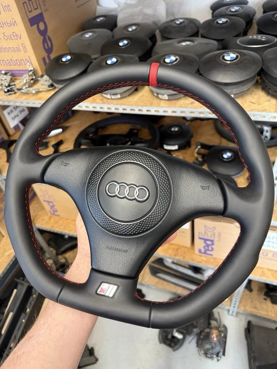 Audi TT 8N0 Custom steering wheel A3 8L S3 A4 S4 B5 A6 C5 S6 - Image 3