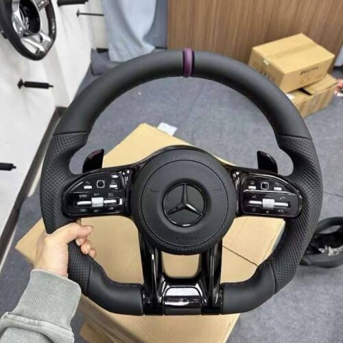 AMG all leather steering wheel